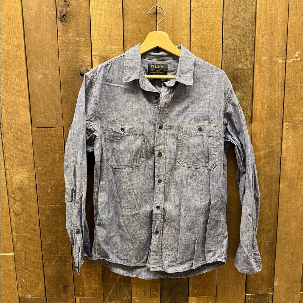 Filson Blue Chambray Cpo Shirt